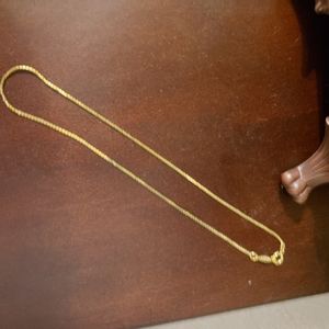 Necklace, gold tone.  New